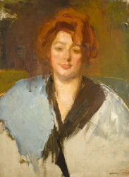 Porträt, wahrscheinlich von Alice Millbank, der Mutter des Künstlers